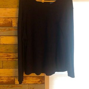 Size 2X women’s black dress shirt